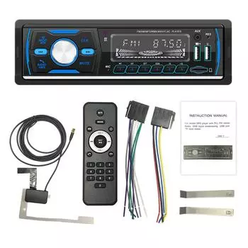 Один Din с DAB Автомобильный стерео аудио MP3-плеер с поддержкой USB TF Bluetooth AM FM RDS