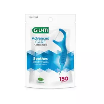 Одноразовая зубная нить Gum Advanced Care, 150 шт., 1 шт.