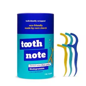 Одноразовая зубная нить Toothnote Dental Mint, 45 шт., 1 шт.