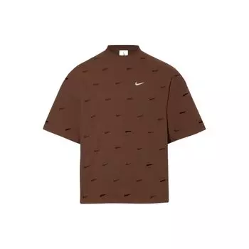 Футболка Nike X Jacquemus Co-Brand с открытыми плечами V1 Unisex Tops Cocoa-Brown FJ3478-259 XL