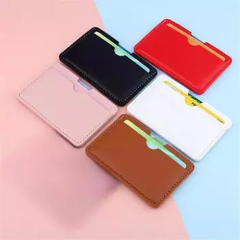Однотонный женский PU кожаный маленький кошелек для карт, кошелек для монет, мини-кошельки для мелочи, кошельки с карманами для монет, держатель для карт, кошелек чёрный