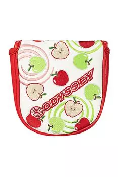 ODYSSEY Neo Mallet Putter Cover F NEO MLT APPLE (For Putter) Red/Green Men s