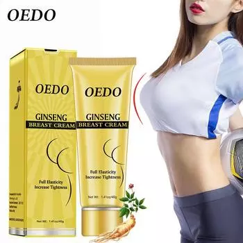 OEDO Отбеливающий крем для груди с женьшенем, отбеливающий и увлажняющий массажный крем для упругости груди, крем для тела, уход за грудью 40g