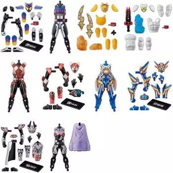 of 10 Sodo Kamen Rider Gav GV1 Sodo Kamen Rider Gatchard Sodo Kamen Rider Geets sold in a box of 12 [Set types] Feat. & *Not pieces.
