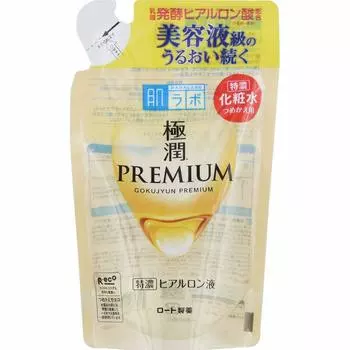 of Hada Labo Gokujun Premium Гиалуроновая жидкость, сменный блок 170 мл [набор 2]