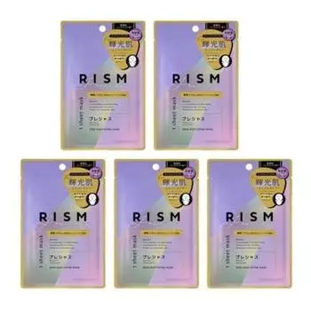 of RISM Deep Extra Mask Precious 34ml x 1 piece x 5 pieces [Set 5]