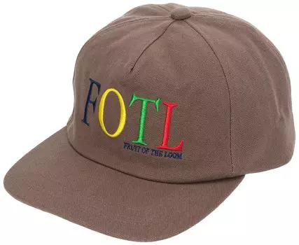 of the Cap Flat Visor Baseball Cap BB Cap 80315000 Brown [Fruit Loom] коричневый