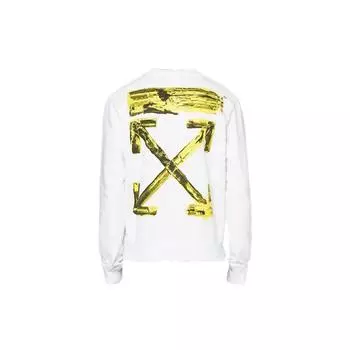 Off-White Acrylic Arrows Толстовка Белые мужские топы OMBA025F19E300100160 XS