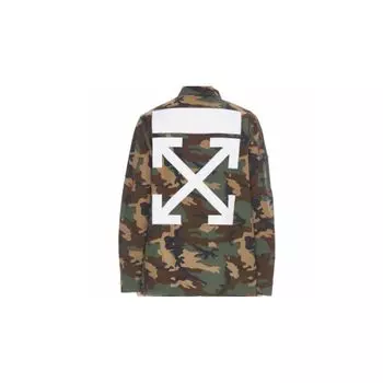 Off-White Camo Slim Fit куртка средней длины для мужчин верхняя одежда камуфляж OMEA007F170390079901 S