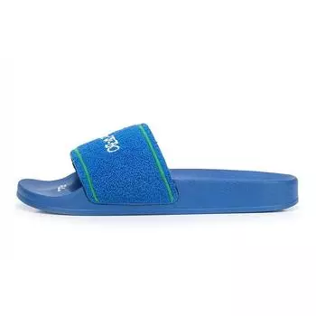 Off-White Logo Sliders Towel - Ярко-синие мужские кроссовки зеленые OMIC001S21MAT0014555 41