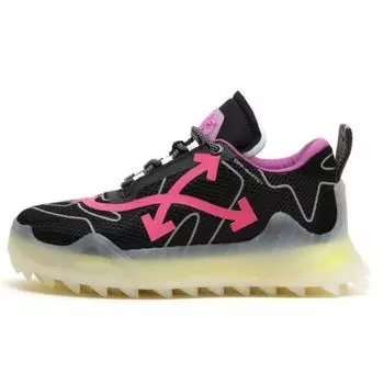 Off-White ODSY-1000 Transparent Sole - Мужские кроссовки цвета фуксии черные OMIA179E20FAB0017932