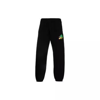Off-White Штаны спортивные Brush Arrows Slim Track черные/мульти мужские уличные OMCH029S23FLE0021084 S