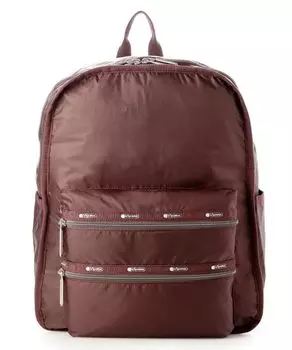 Official Backpack FUNCTIONAL Chocolate C FREE [LeSportsac] BACKPACK/2296 Women s