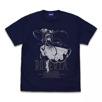 [Official] Cospa Black Lagoon Roberta of the Loveless T-shirt NAVY M size