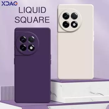 Official Square Liquid Silicone Back Cover for Oneplus Ace 2 2V 5G Camera Protective Soft Phone Case One Plus Ace2 V Accessories Oneplus Ace 2