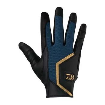 Offshore Leather Gloves Majolica Blue XL [Daiwa] DG-7324