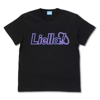 [Официально] 2D Cospa Love Live Superstar Liella Neon логотип футболка ЧЕРНАЯ размер L