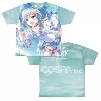 [Официально] 2D Cospa Uma Musume Pretty Derby Seiun Sky Двусторонняя футболка с полной графикой, размер L