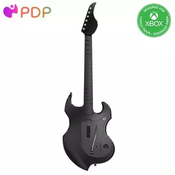 Официально лицензированный беспроводной гитарный контроллер PDP RiffMaster, совместимый с Fortnite Band, складная серия Xbox, сверхнизкая задержка, 36 часов
