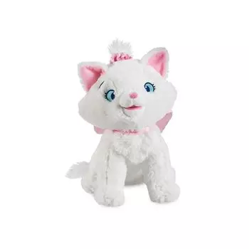 Официальный магазин Disney Store Мари Плюшевая благородная кошка Мягкий и приятный персонаж для детей-коллекционеров Аутентичный дизайн фильма Подходит для всех возрастов - - 14,5-дюймовый и белый