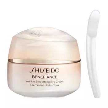 [Официальный] SHISEIDO Benefiance Wrinkle Smoothing Eye Cream N 15g | Крем/Крем для век | Цветочно-зеленый аромат | Упругость Сухость Мелкие морщины | Shiseido