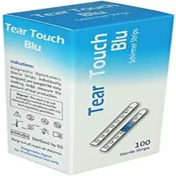 Офтальмологическая слеза Touch Blu (Тест-полоски Ширмера на слезу с синей маркировкой) - 200 от КАШСУРГ