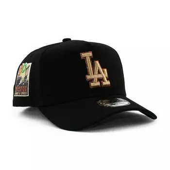 Ограниченная кепка 9FORTY Snapback SNAPBACK CAP 940 MLB MiLB NFL NBA Кепка с цветным козырьком Козырек Боковая нашивка Angeles Dodgers 60TH [New Era] EU/AU ( (ТБ черный))