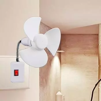 Охлаждающие инструменты Plug and Play Белый маленький вентилятор Новая розетка Маленький вентилятор