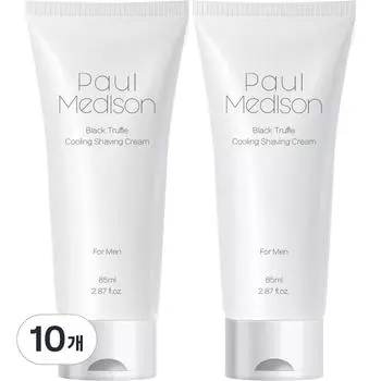 Охлаждающий крем для бритья Paul Madison Black Truffle, 10 шт., 85 мл