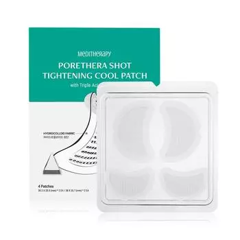 Охлаждающий пластырь Meditherapy Forcera Shot Tightening Cool Patch 1 коробка, 4 шт., 1 шт.