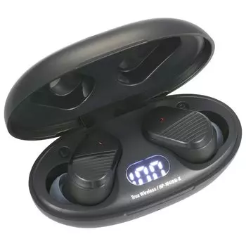 Ohm Denki AudioComm Полностью беспроводные наушники Bluetooth Наушники Эксплуатация Смартфон Звонки Автоматическое сопряжение Функция смены ролей Черный OHM Зарядка