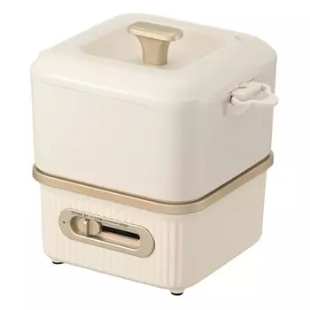 Ohm Denki Ramen Pot Single Electric Pot Настольная стильная лапшеварка PULMORE белого цвета OHM COK-NB80W 08-1460