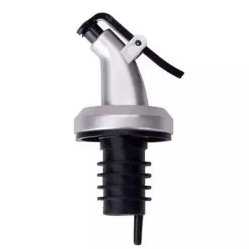 Oil Bottle Stopper Rubber Lock Plug Seal Leak-proof Food Grade Plastic Nozzle Sprayer Liquor Dispenser Wine Pourers Bar Tools
