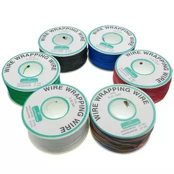 OK Wire, печатная плата Flying Wire PCB Jumper Wire, электронный провод, спаянный соединительный провод No. 30 #, Провод одножильный медный провод white