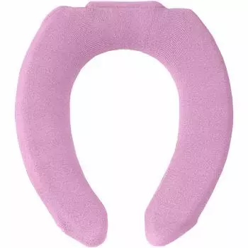 Oka etoffe toilet seat cover pink 9 x x 1 cm U-shaped approx. 8.7