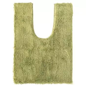 OKA Good Dryness D Nature Toilet Mat Ear Length Size 90cm x Green Water Absorption Quick Drying Antibacterial Odor Resistant Toilet Washable (Approx.