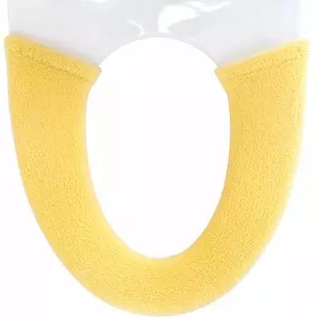 OKA Toilet Seat For Cleaning and Heating Botanical Garden Cover, Yellow, Types, (Plants, Natural)