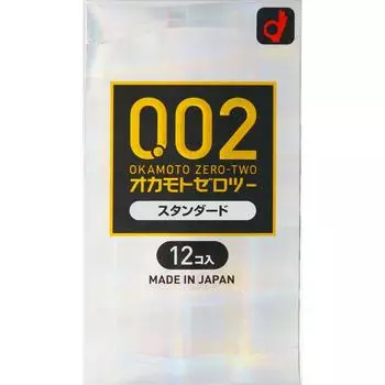 OKAMOTO Okamoto Zero Two Zero Two Прозрачный 12 шт.. Упаковка 1 шт. Стандартный тип Приятный на ощупь! Пакет из 1 1 set