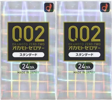 Okamoto Uniform Thinness 002EX 24 шт. x 2 шт. [2 шт.] (4547691750747)