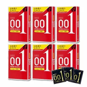 Okamoto Zero One размер L 3 шт. x 6 коробок [6 коробок] 0,01 мм (4547691775122-6)