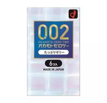 Okamoto Zero Two много желе 6 шт. x 5 шт. набор 0,02 мм