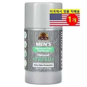 Okay Pure Naturals Men s Aluminum-Free Deodorant Fresh, 1 pack, 85g