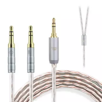 okcsc JBX кабель для наушников на обоих концах для SONY для Hifiman совместим с серией HE HE1000 OFC длина стерео штекер x2 3,5 мм Re-Cable