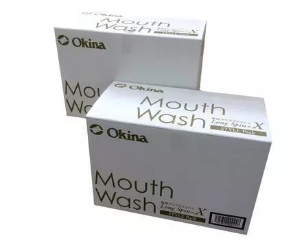 Okina Mouthwash Style Pack Blue Value 2 коробки набор 200 штук LS-XS синий