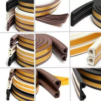 Самоклеющийся уплотнитель для окон и дверей D Type Seal Strip