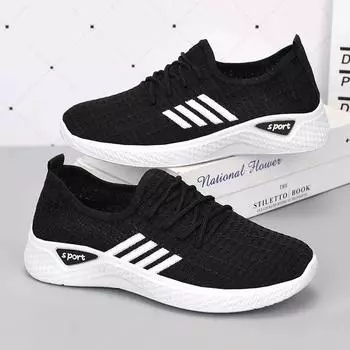 Old Beijing Cloth Shoes Women s Korean Edition Casual Sports Shoes Breathable, Lightweight, Soft soled Running Shoes 37