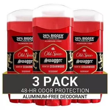Дезодорант Old Spice без алюминия Red Collection Cedarwood 3,8 унции. 3, Swagger_3.8 унции