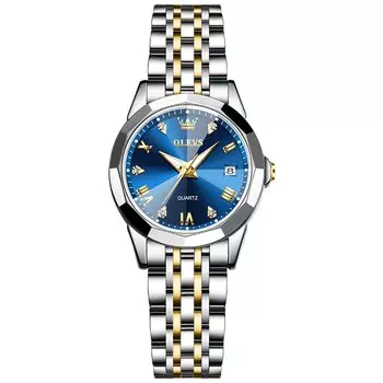 OLEVS Hand Japanese Ultra Rose Stainless Стильные водонепроницаемые розовые подарочные часы на Рождество OLEVS женские часы, кварцевые, женские часы,
