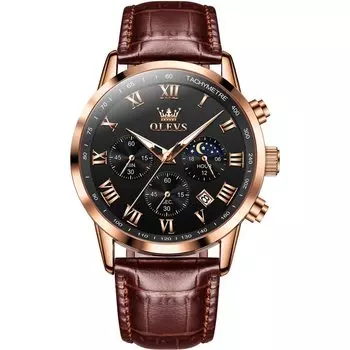 OLEVS Watch Мужские наручные часы Стильные ультратонкие кварцевые часы с аналоговым дисплеем даты для мужчин Рождественский подарок