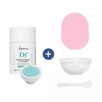 Oligodermy ледяной мусс 30 г + губка + шпатель + пластиковый шарик, 1 шт.